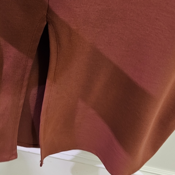 Soprano R. Marsala Strapless Front Split Midi Dress, Large, NWT - Picture 10 of 16